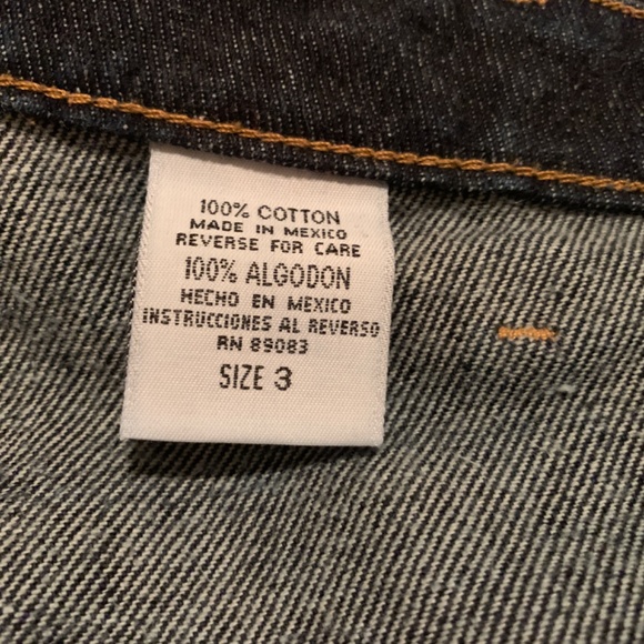 Dark Blue Jean Skirt - Picture 6 of 6